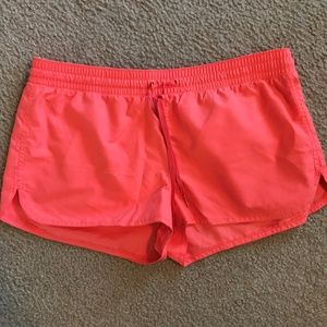 Old Navy Workout Shorts Orange/Coral